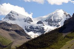 14 Mount Charlton and Mount Unwin From Scenic Tour Boat On Moraine Lake Near Jasper